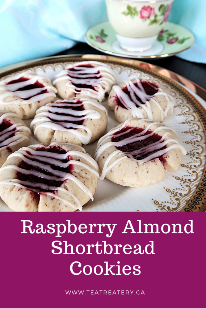 raspberry almond shortbread