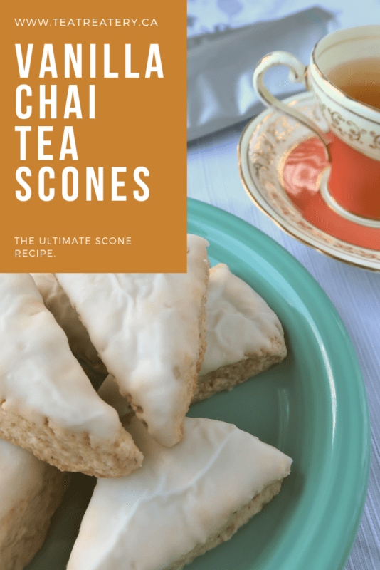 vanilla chai tea scones