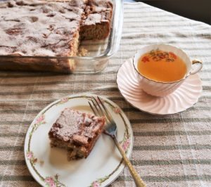 rhubarb cake