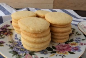 lavender lemon shortbread cookies