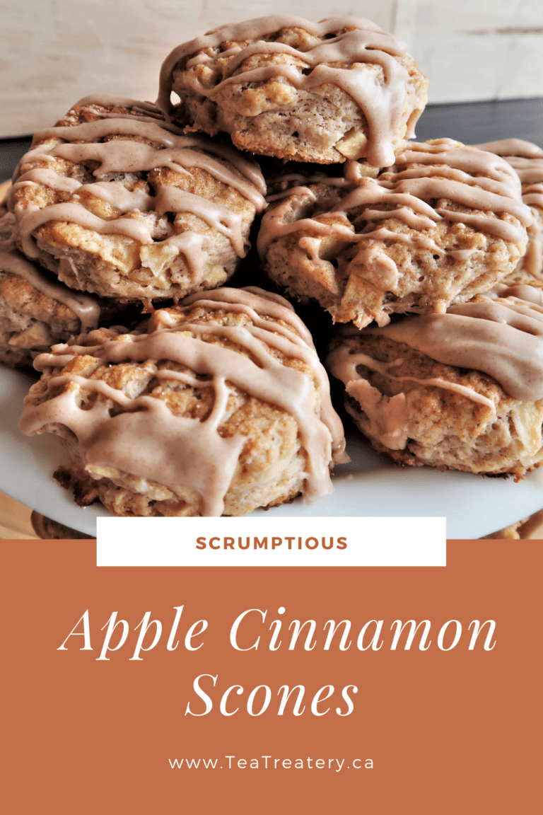 Apple Cinnamon Scones Recipe Treats Teatreatery