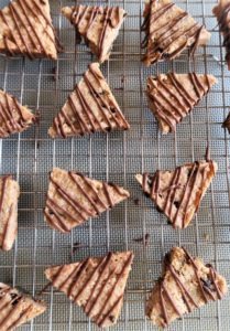 cherry almond oat shortbread