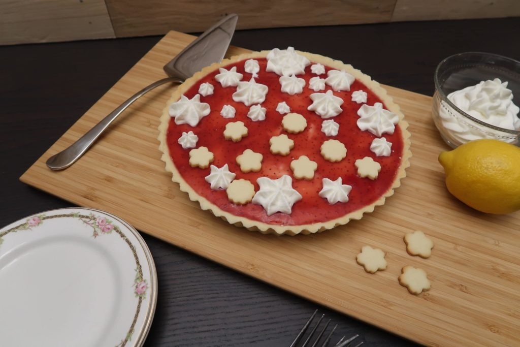 lemon strawberry tart