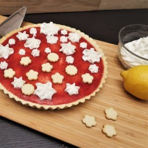 lemon strawberry tart