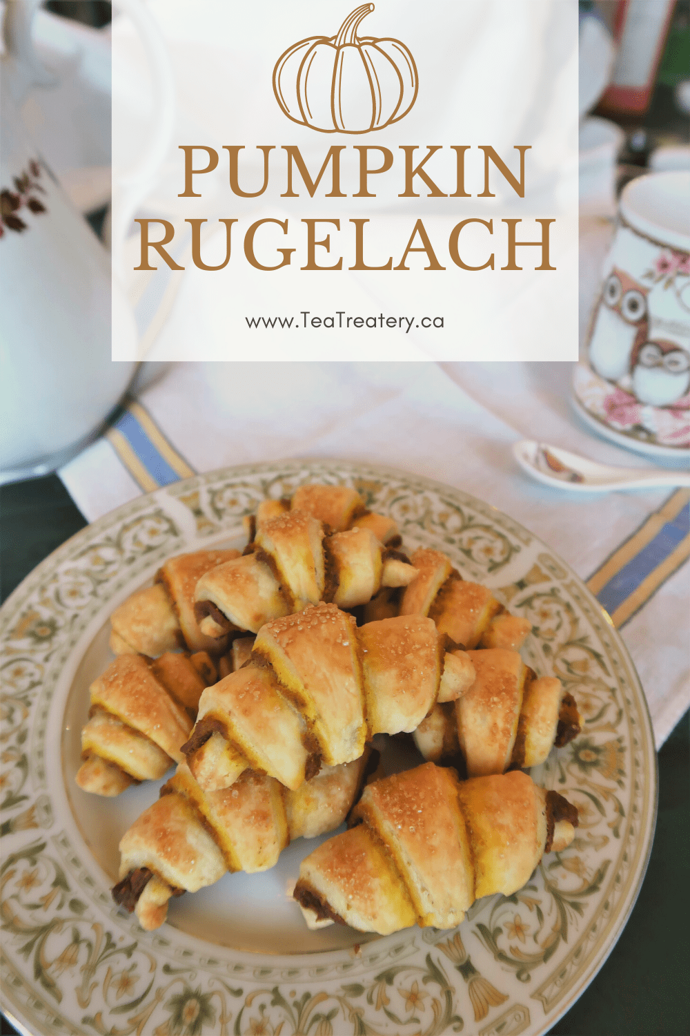 pumpkin rugelach