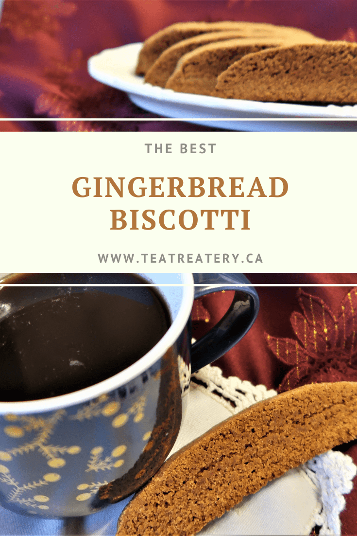 gingerbread biscotti